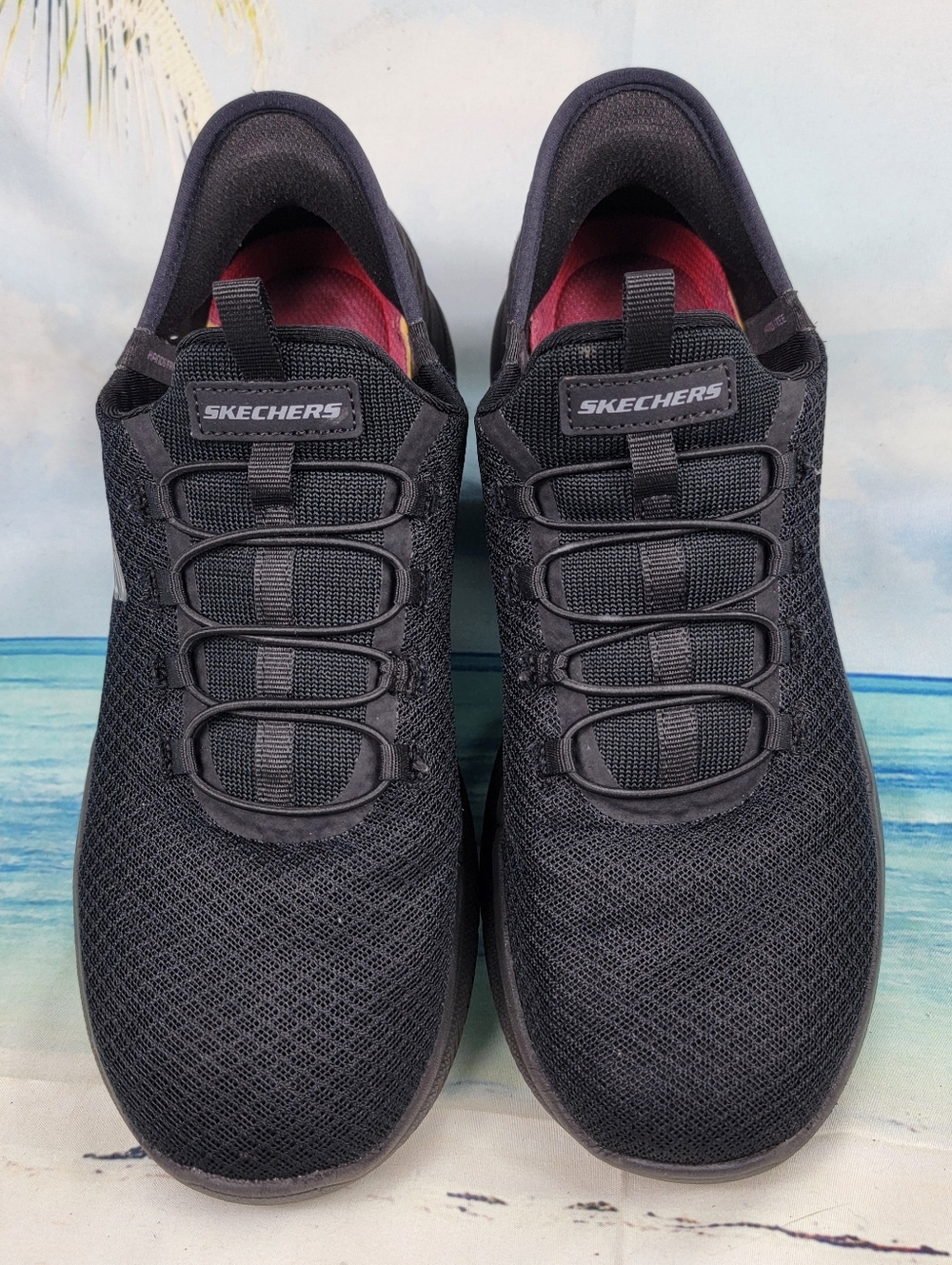 Skechers WORK Slip-Ins Slip Resistant Shoes Black Hands Free Womens 8.5 - Picture 3 of 10
